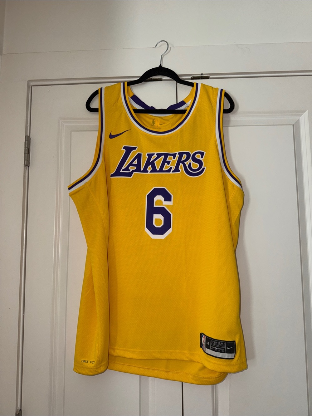 Lebron James Lakers 6 Jersey
